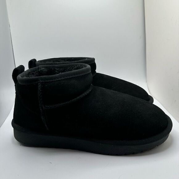 CUSHIONAIRE Women's pull on boot 8 BLACK - Picture 1 of 7